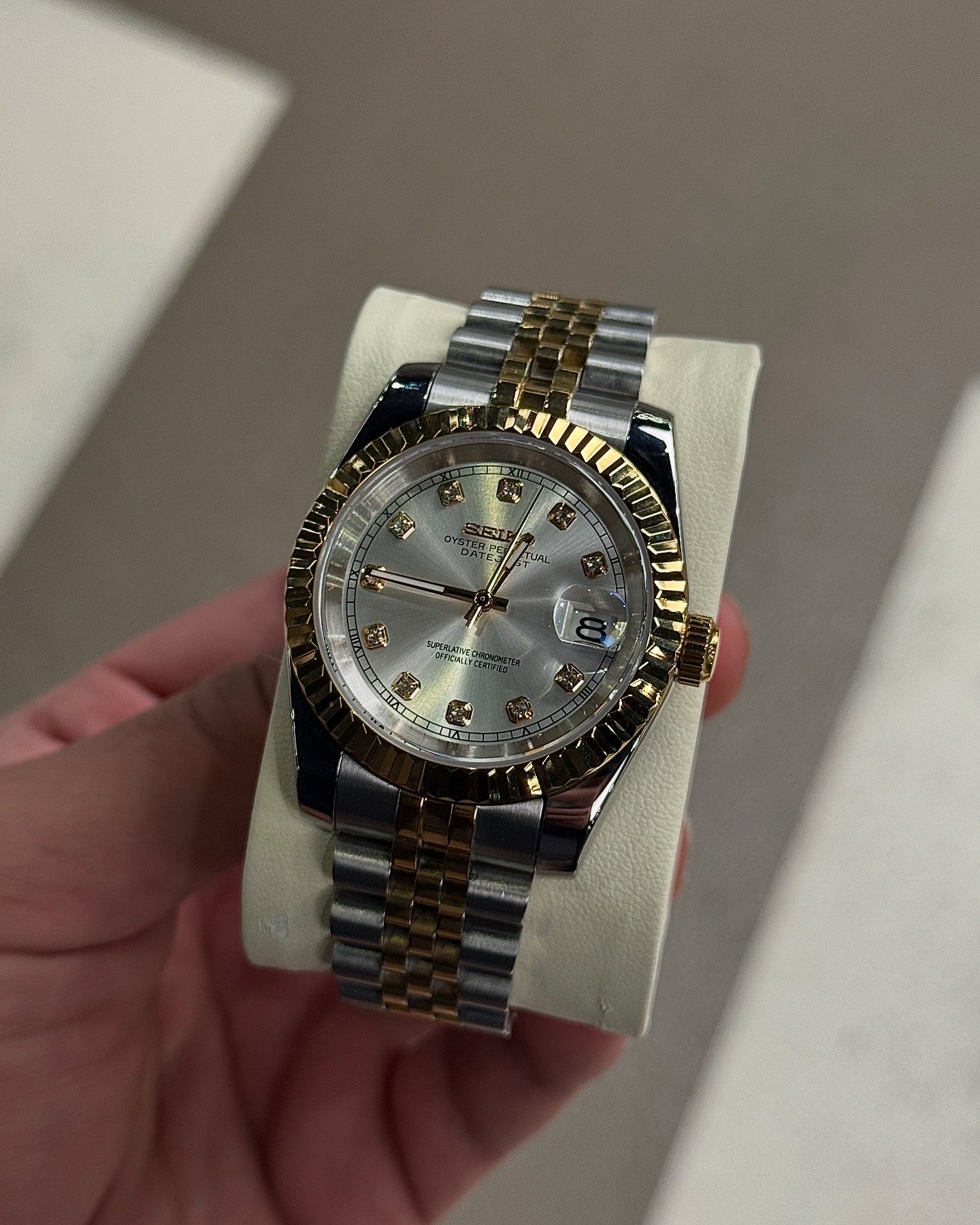 Golden Luxe Diamond Dial