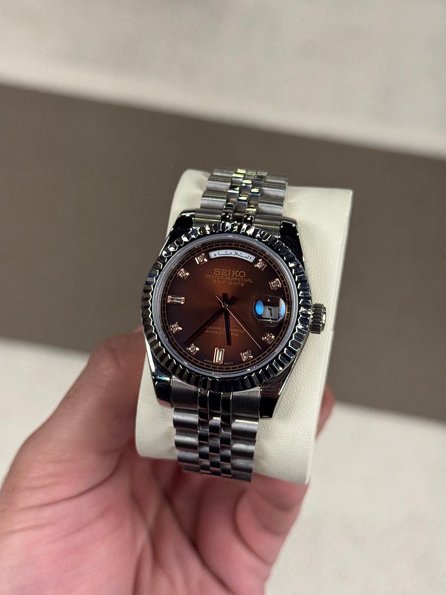 Champagne Diamond Dial
