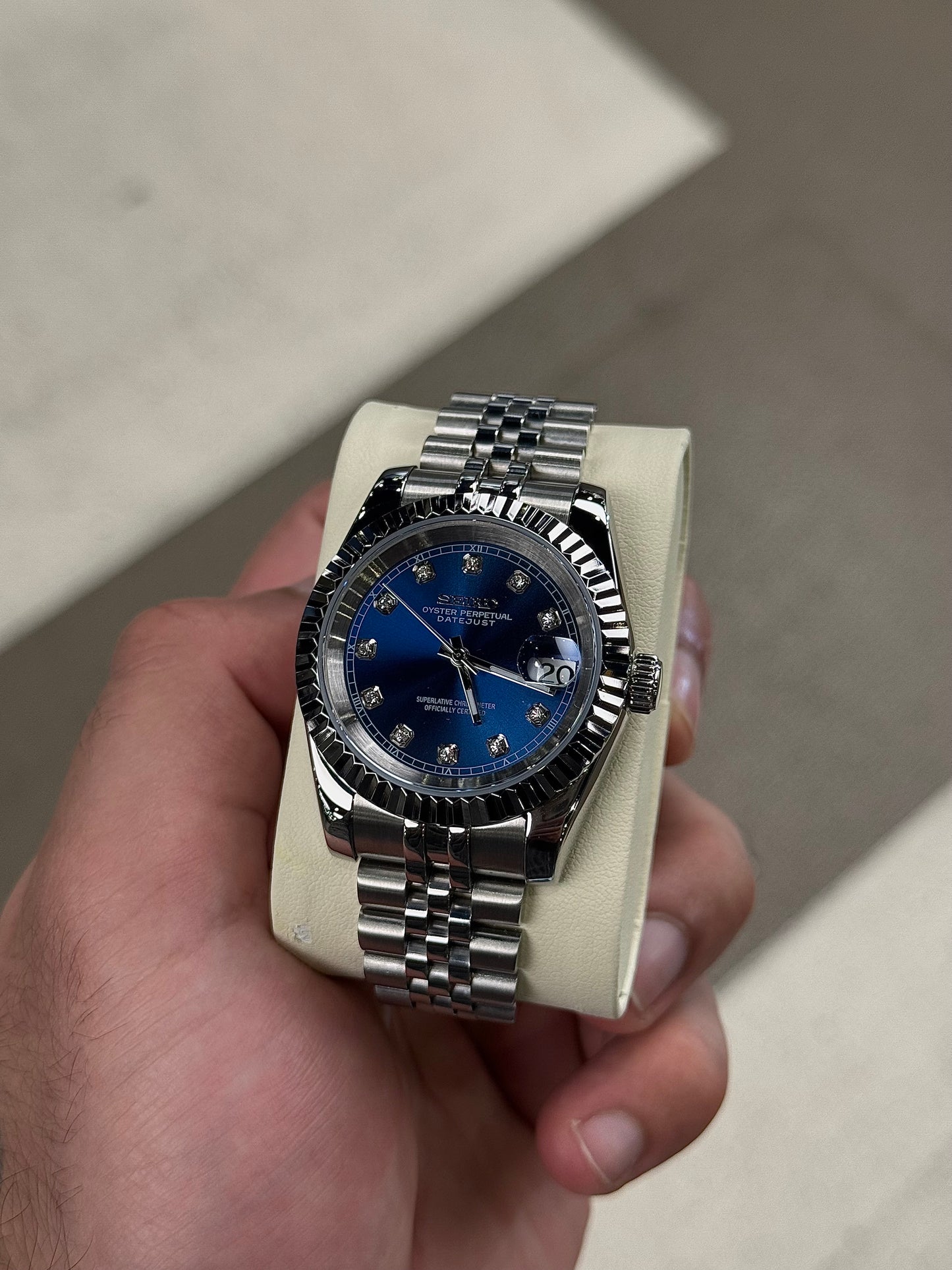 Blue Diamond Dial