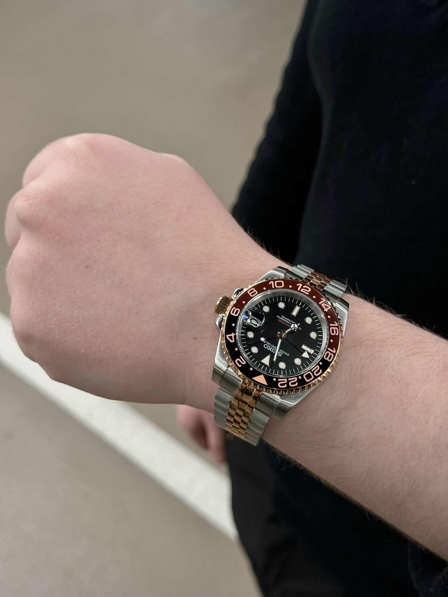 Golden Brew 2-Ton-Zifferblatt