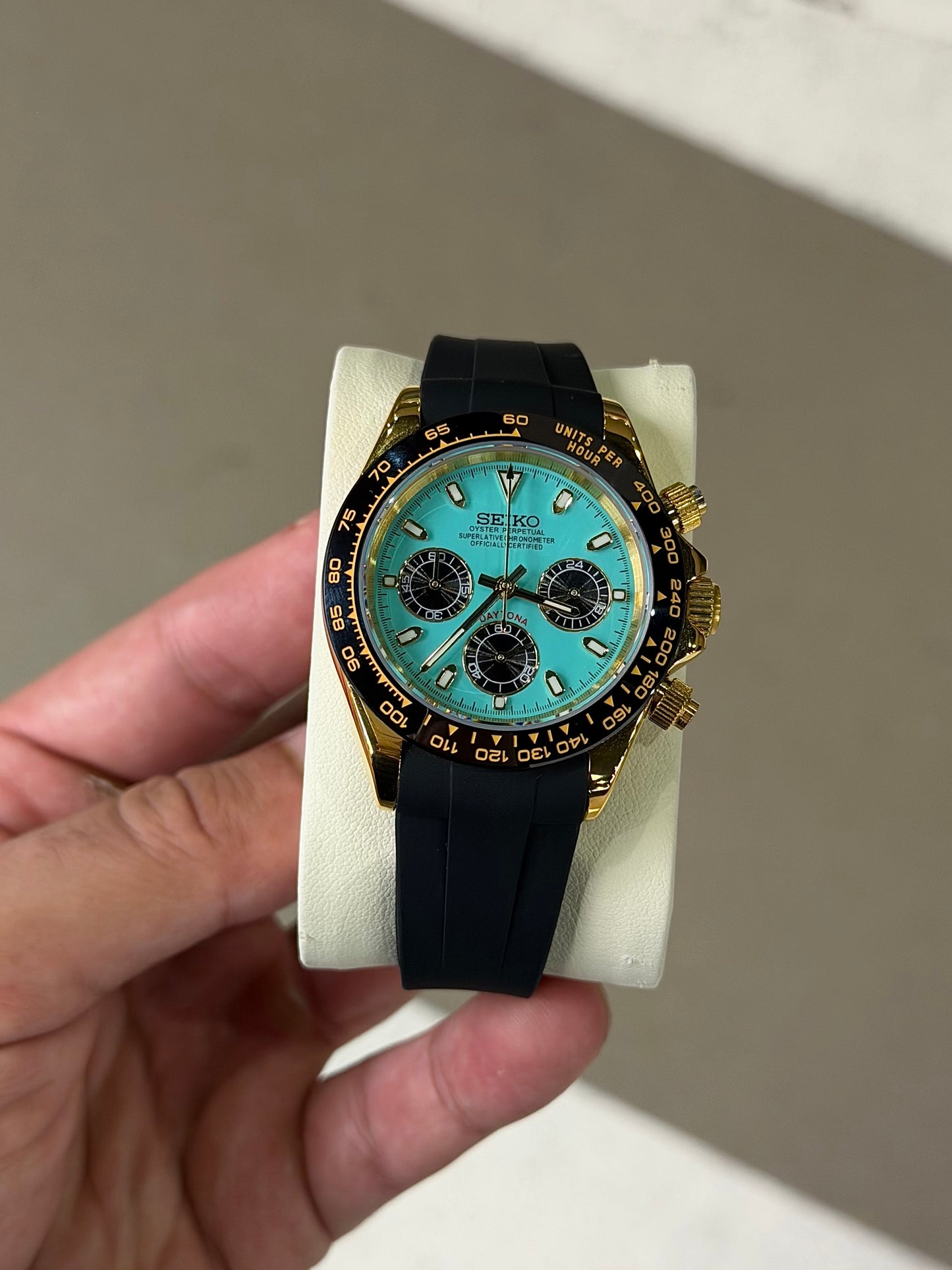 Turquoise Spark Dial