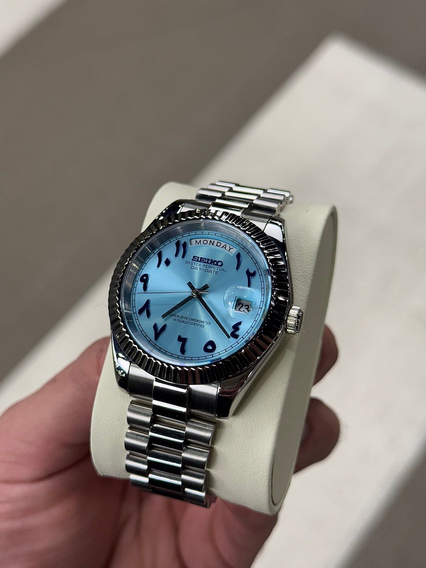 Tiffany Blue Arabic Dial