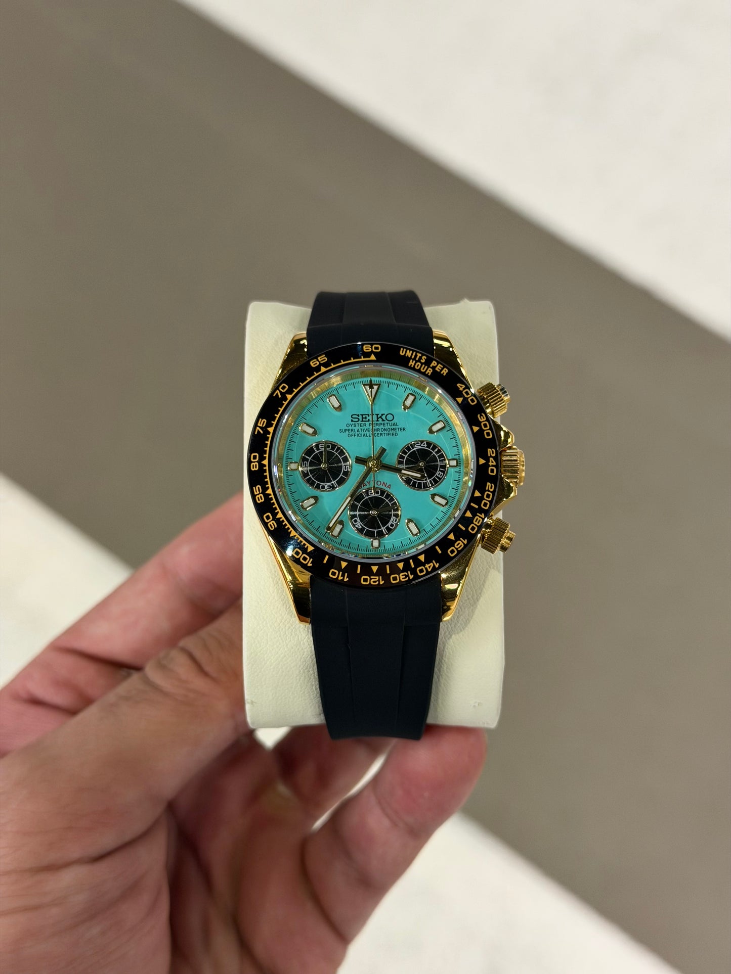 Turquoise Spark Dial