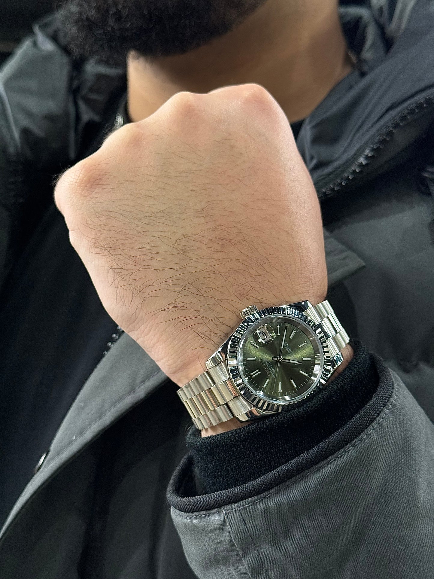 Olive Green Dial