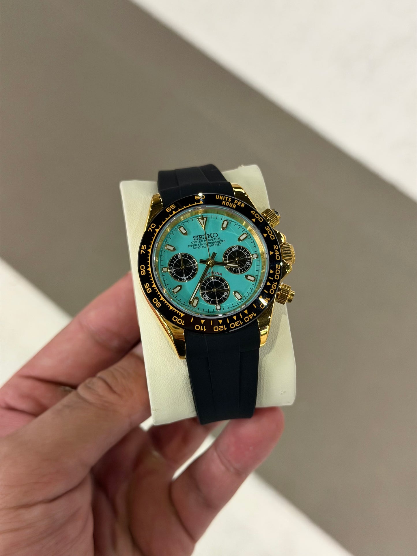 Turquoise Spark Dial