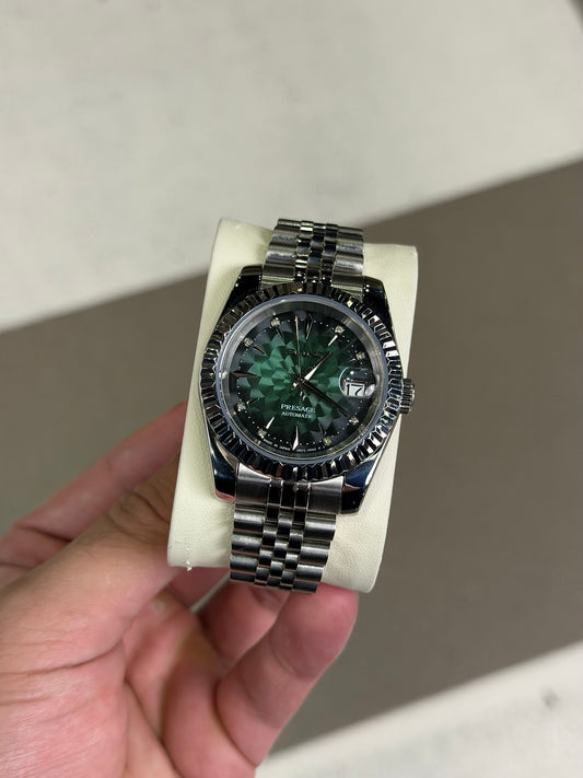 Geometric Mint Green