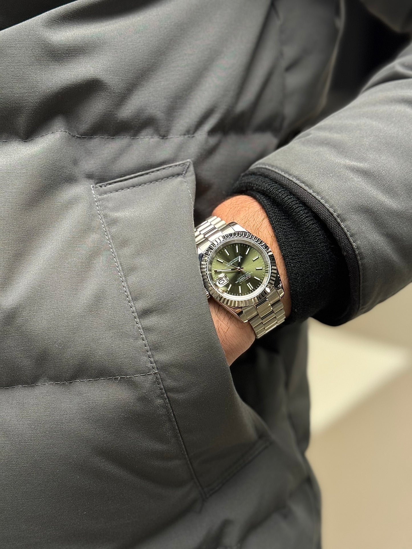 Olive Green Dial